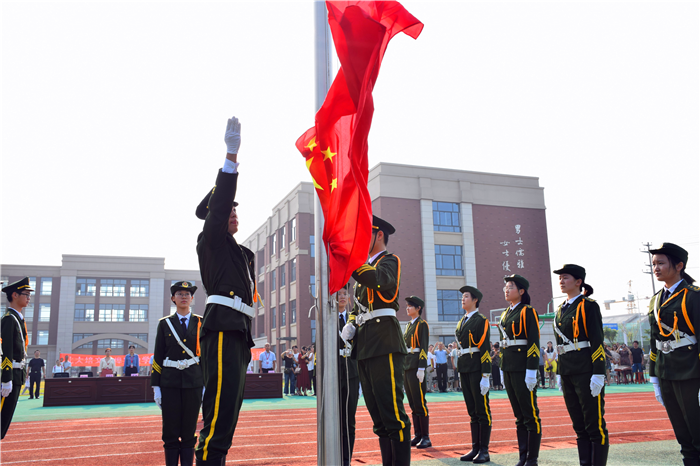 青春正向陽，號角已經吹響！丨北大培文蚌埠實驗學校舉行2020級新生軍訓開營儀式