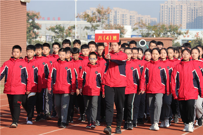 迎新年，賽跑操——北大培文蚌埠實驗學校扎實推進陽光體育活動
